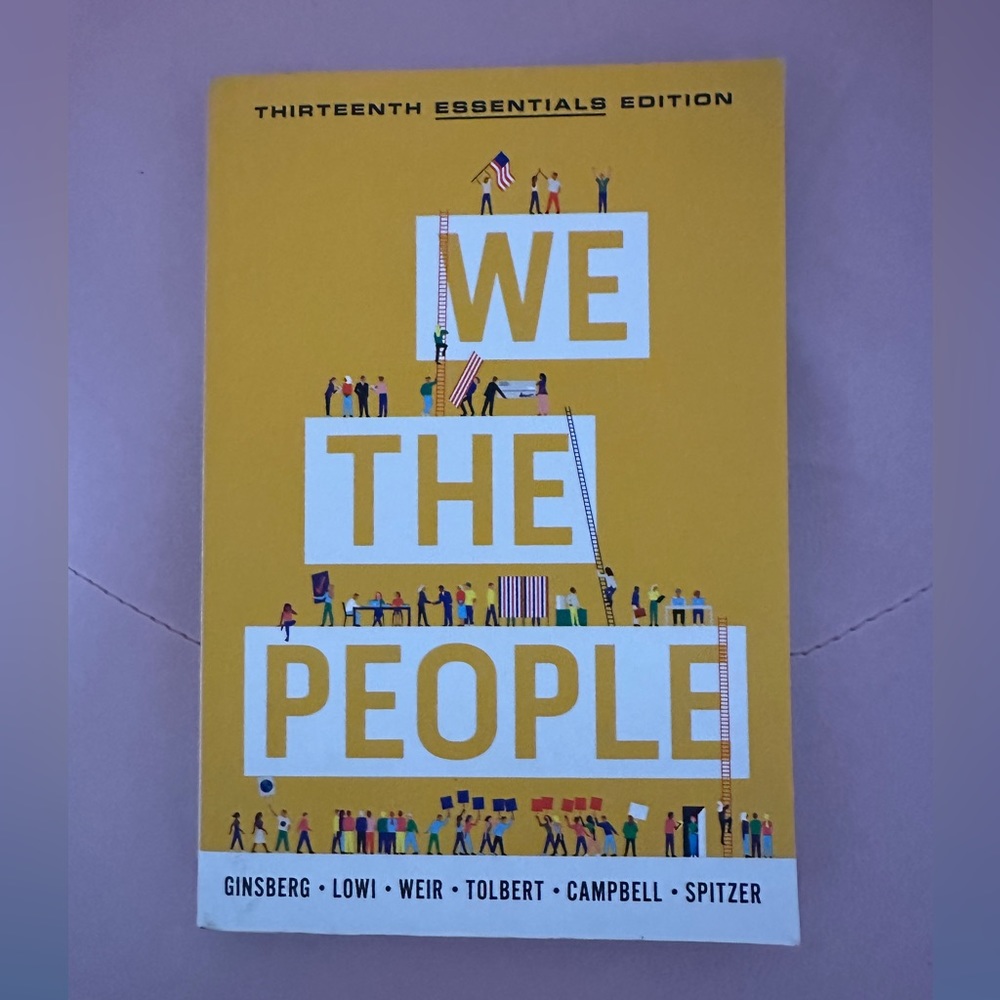 We The People- College History Book 13 Essentials Edition